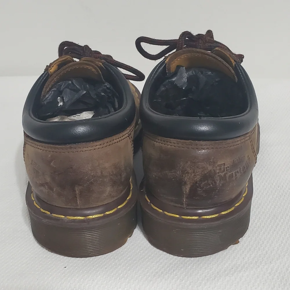 Dr. Martens 8053 Brown Leather Oxford Shoes Mens Size 10